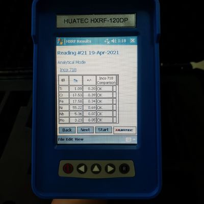 Φορητοί συσκευή ανάλυσης κραμάτων/ανιχνευτής hxrf-120DP Si-ΚΑΡΦΙΤΣΏΝ προσδιορισμού PMI κραμάτων