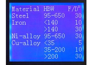 ISO6506, ASTM ε-10 αυτόματος ελεγκτής hba-3000S σκληρότητας Brinell