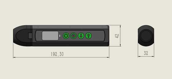 RS485 Ethernet Χωρίς επαφή χωρίς ζεύξη Μονό ηχώ Διπλό ηχώ EMAT Υπερήχων Δοκίμασμα Μονόμετρου TG-14D